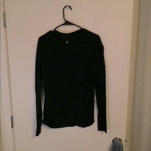 Navy Blue Lululemon Metal Vent Tech Long Sleeve Shirt